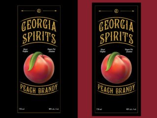 Georgia Spirits final label design.